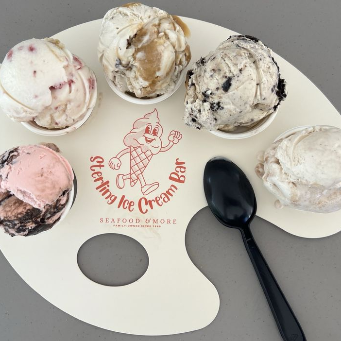 Custom Painter's Palette Ice Cream Holder Takeout Packaging for Dessert