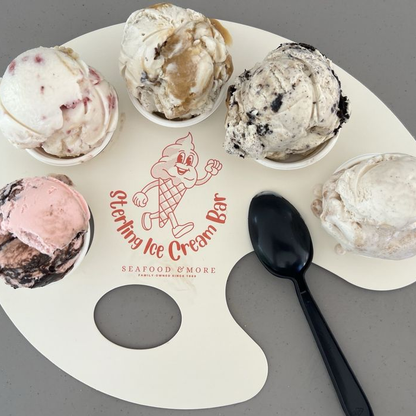 Custom Painter's Palette Ice Cream Holder Takeout Packaging for Dessert