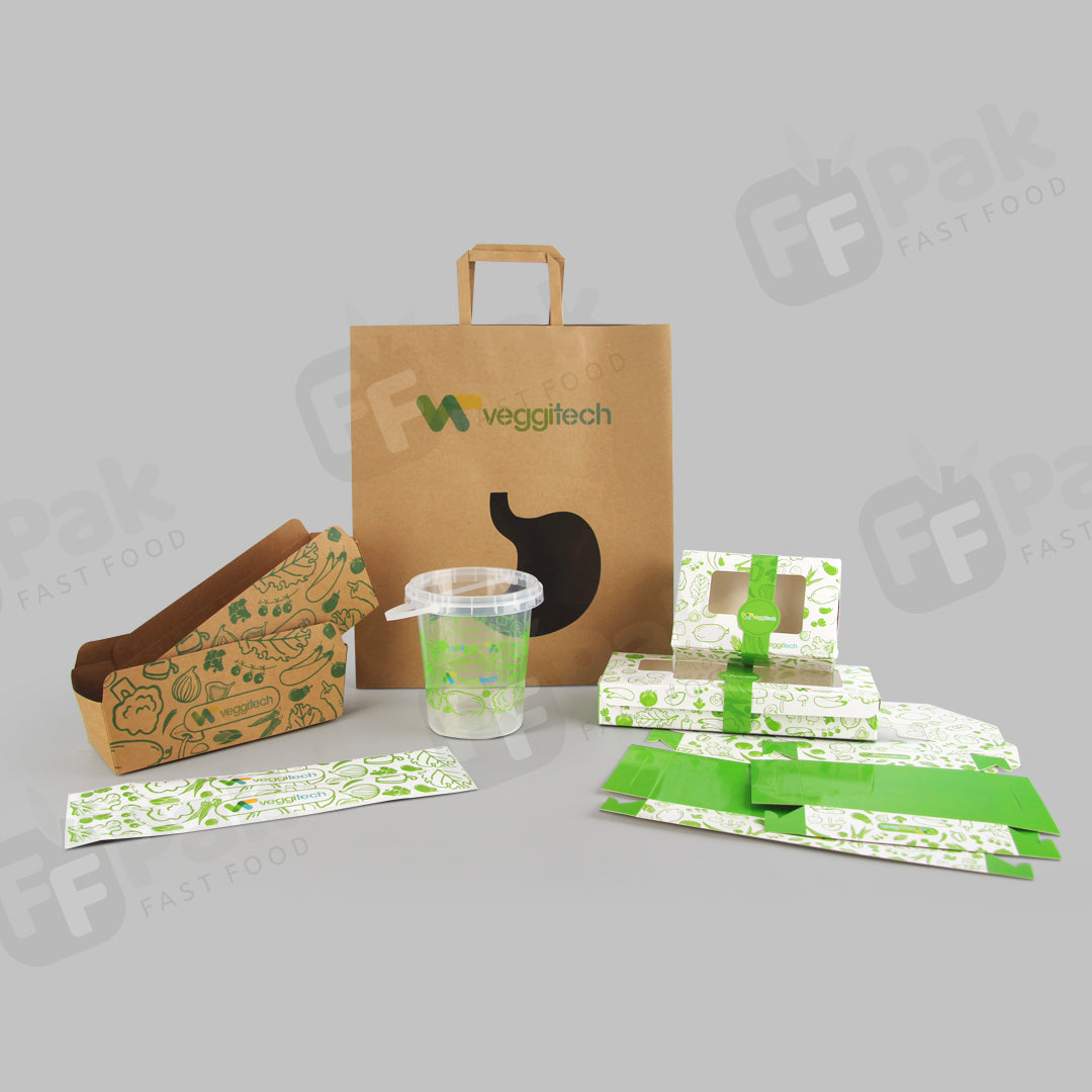 Customize Branded Green Light Food Packaging Solution - Fastfoodpak