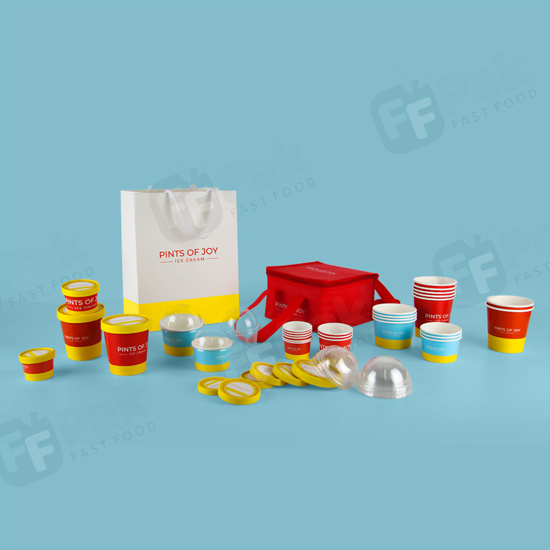 Customize Branded Ice cream Packaging Solution - Fastfoodpak