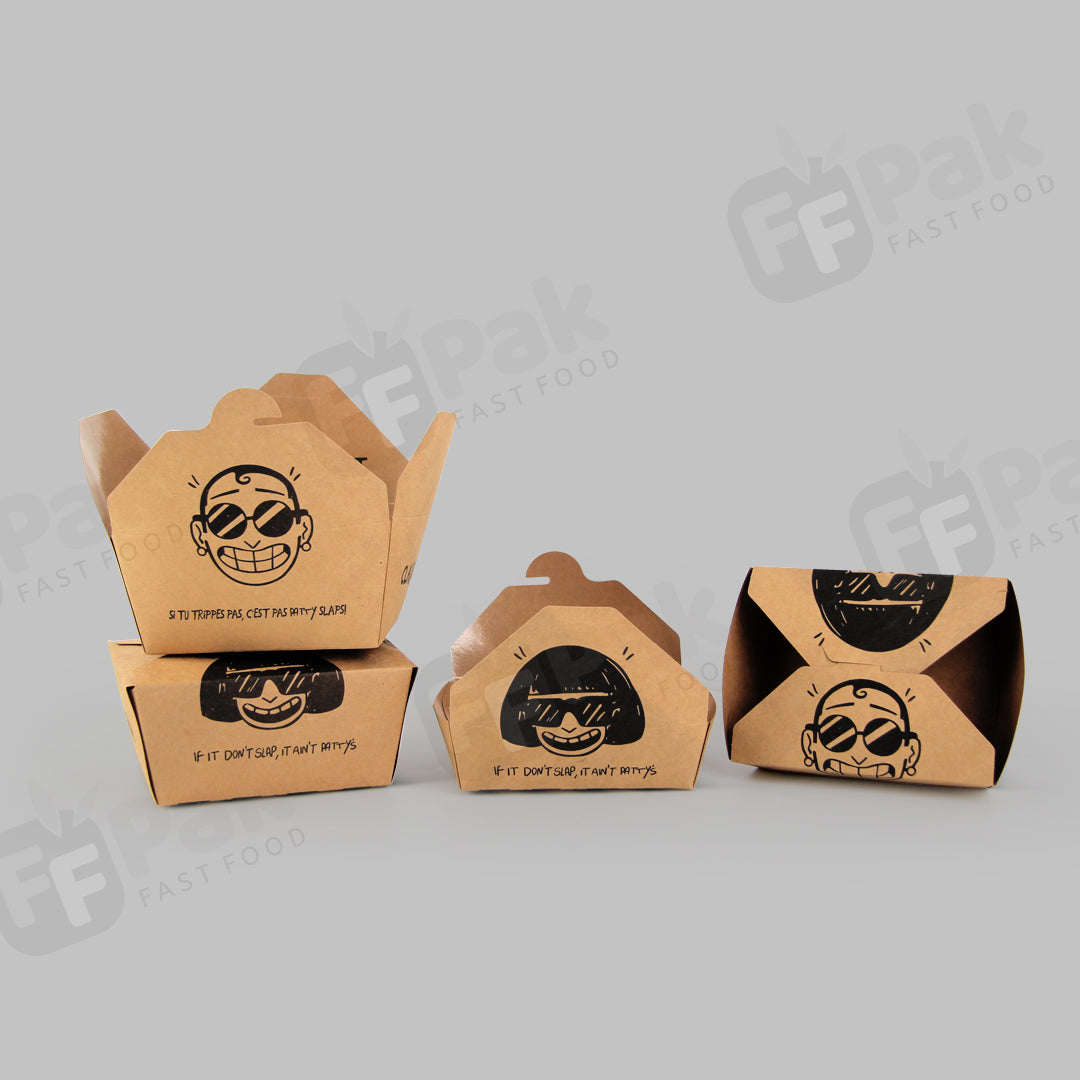 Customize Branded Patty Slaps Buger Series Packaging Solution - Fastfoodpak