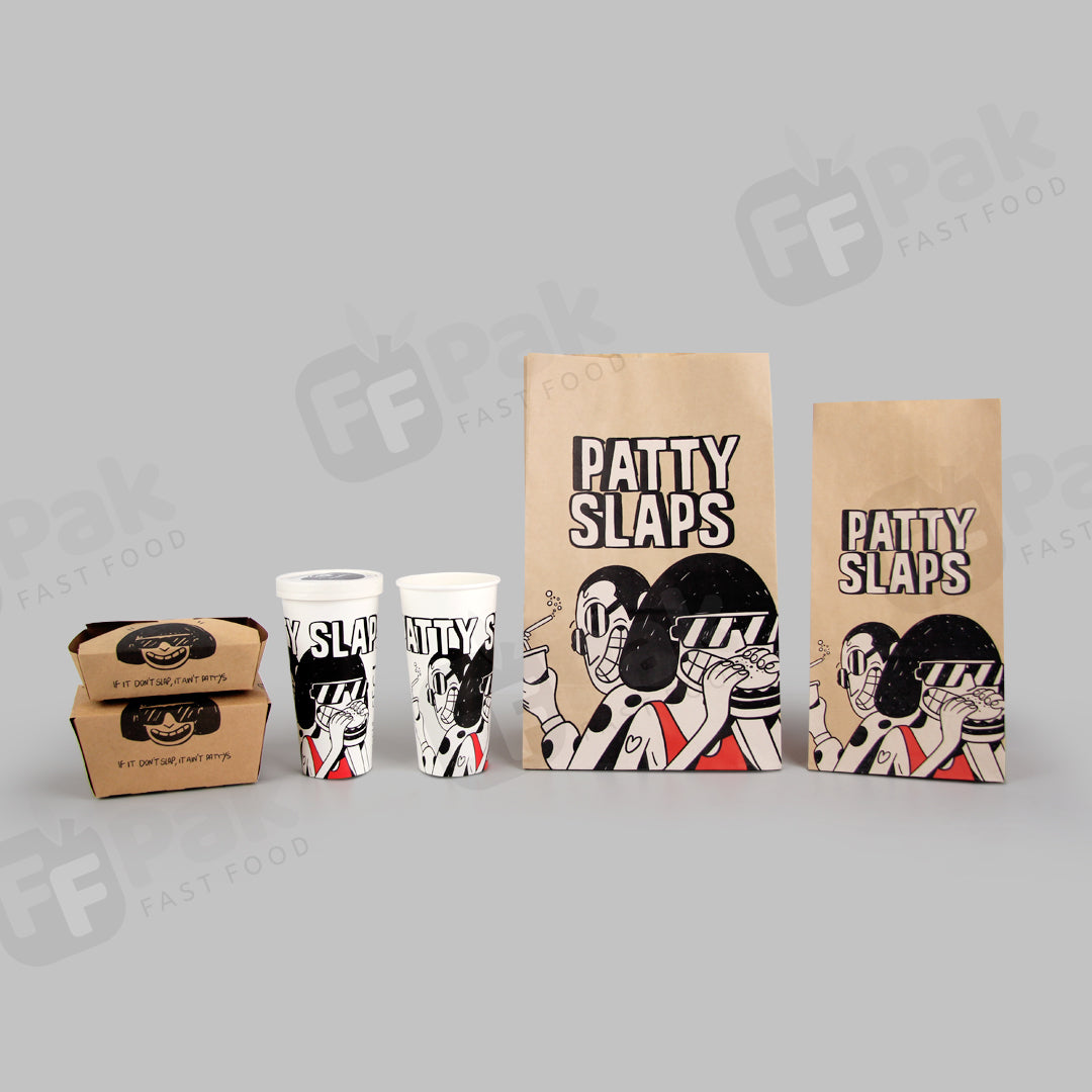Customize Branded Patty Slaps Buger Series Packaging Solution - Fastfoodpak