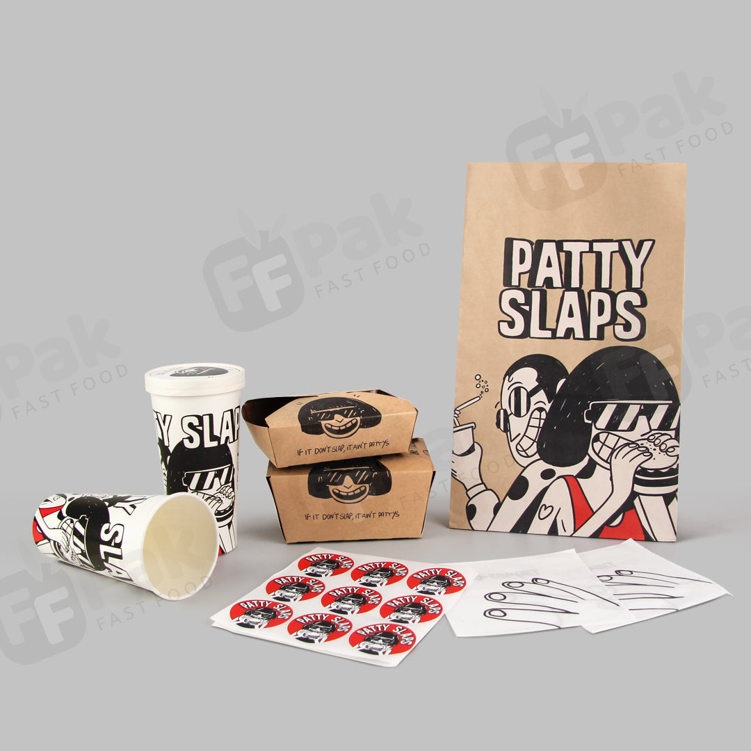 Customize Branded Patty Slaps Buger Series Packaging Solution - Fastfoodpak
