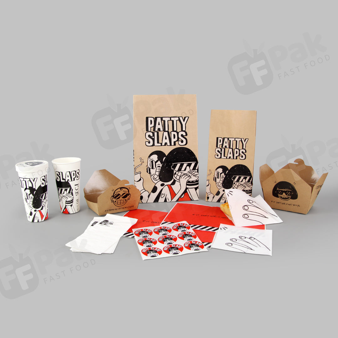 Customize Branded Patty Slaps Buger Series Packaging Solution - Fastfoodpak