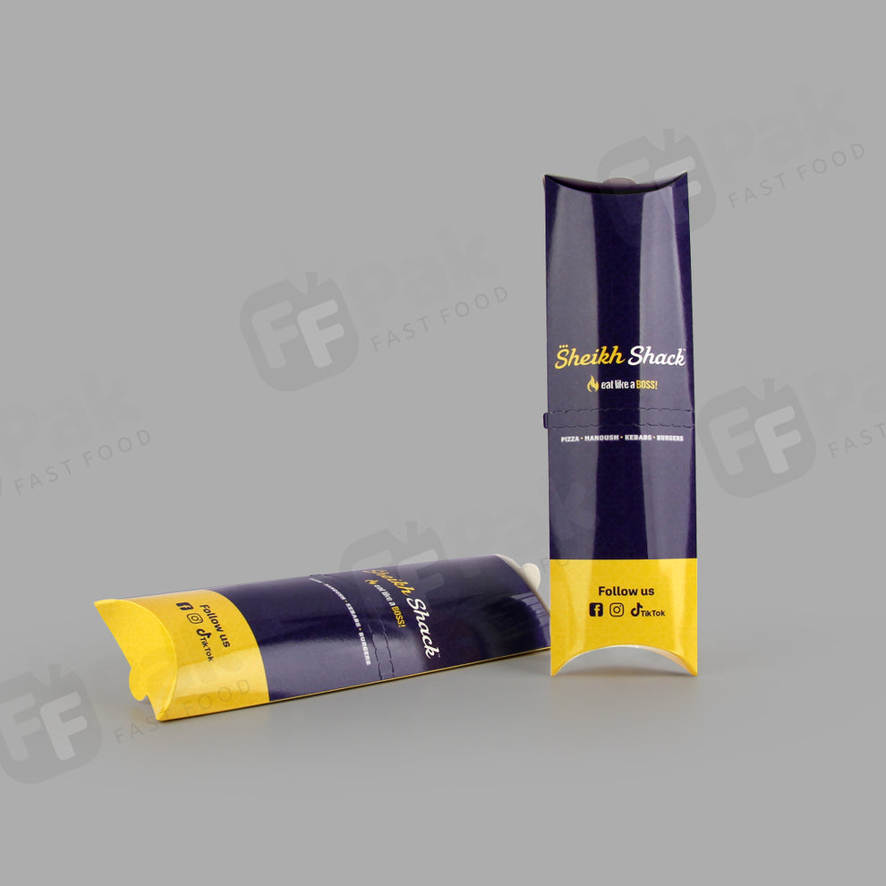 Custom Logo Disposable Paper Shawarma Box | Fastfoodpak