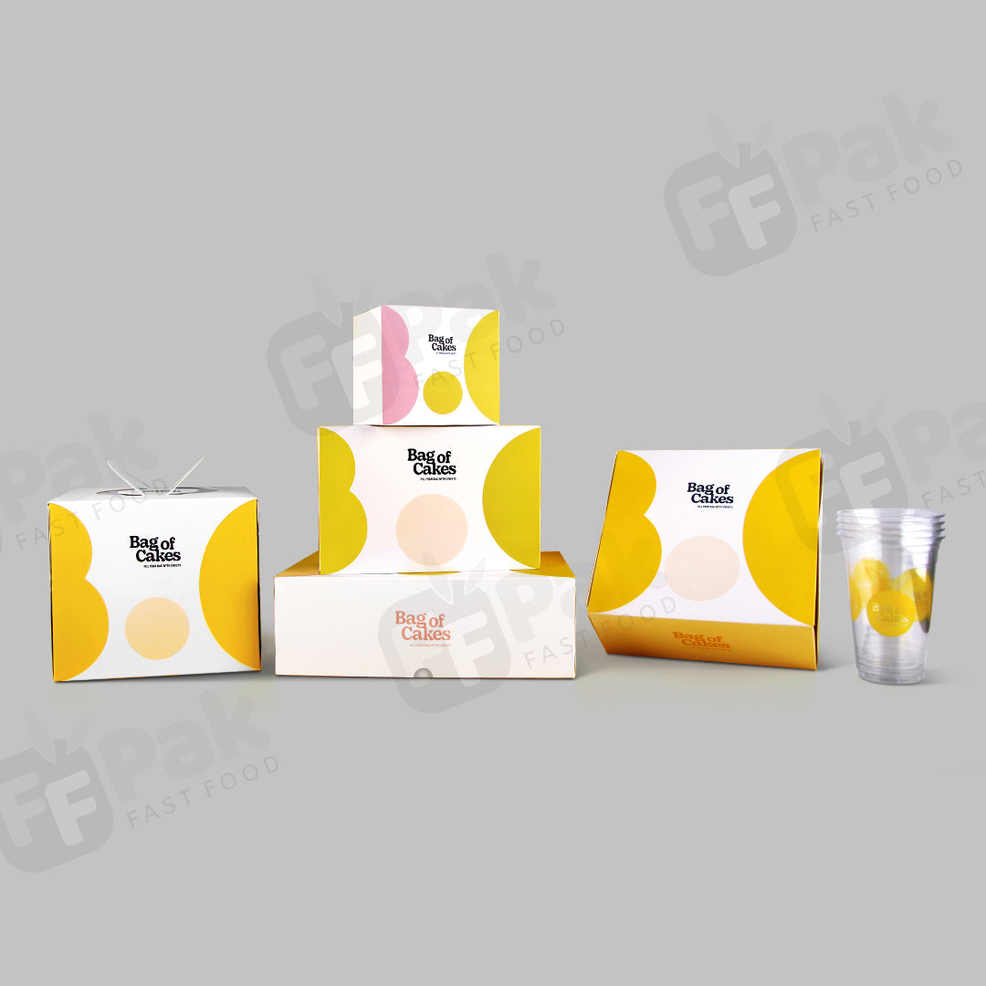 Customized Branded Cake Bakery Series Packaging Solution - Fastfoodpak