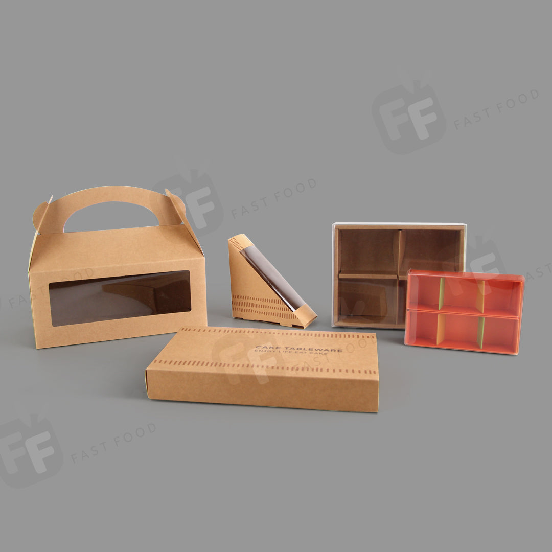 Customized Branded Cake Bakery Series Packaging Solution - Fastfoodpak