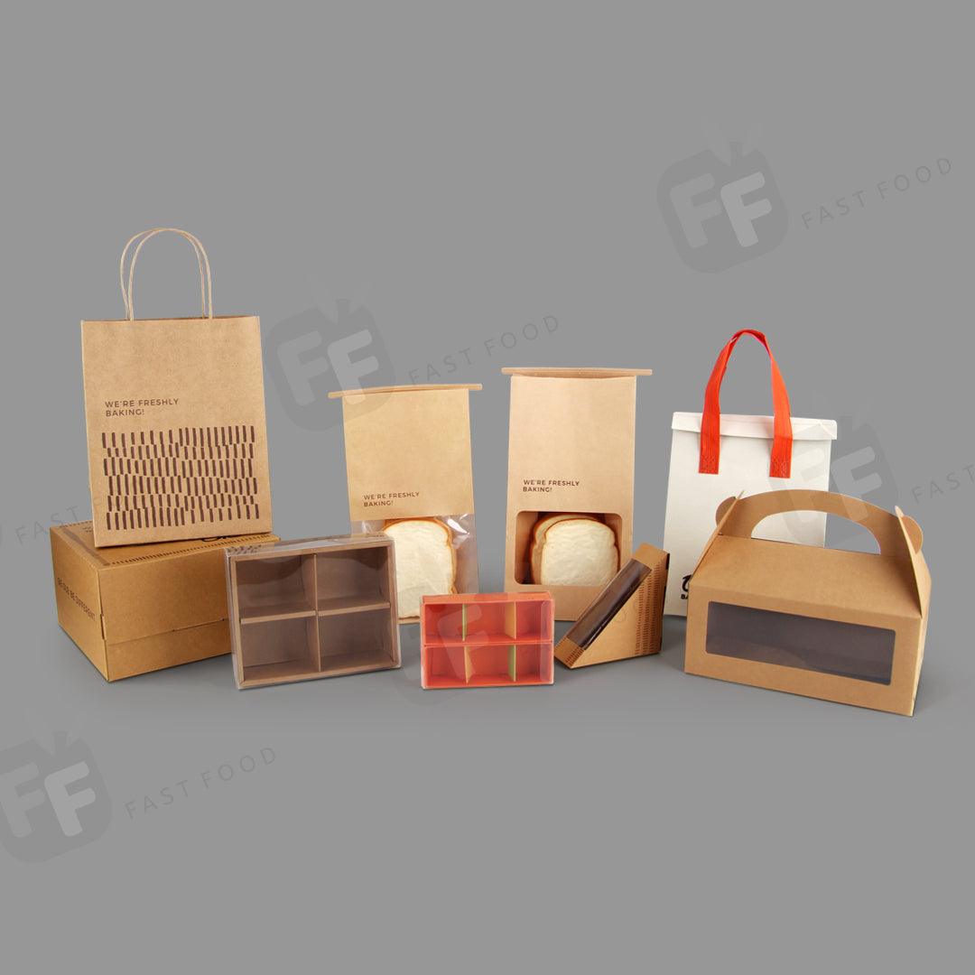 Customized Branded Cake Bakery Series Packaging Solution - Fastfoodpak