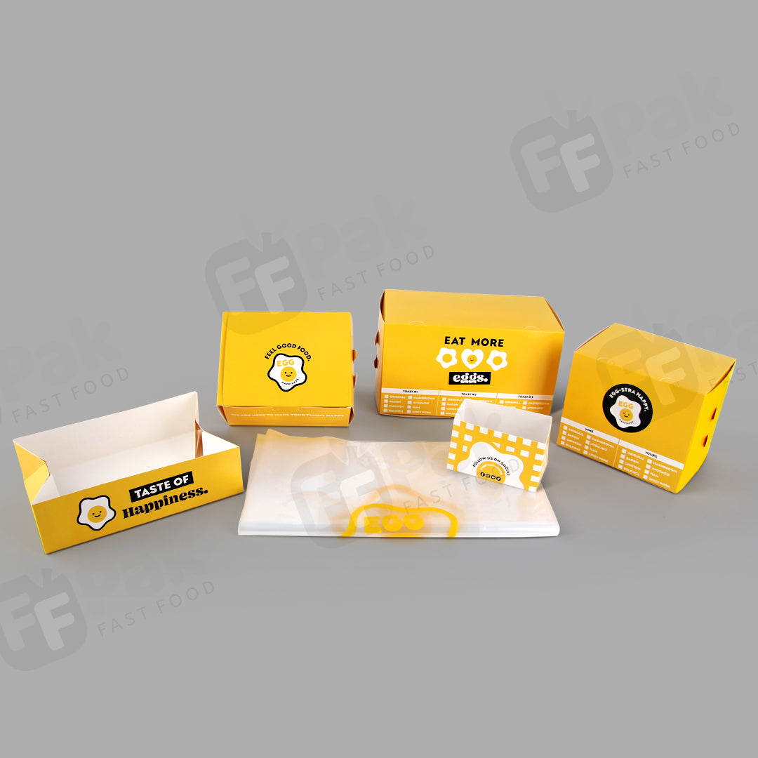 Customized Branded Egg Toast Series Packaging Solution - Fastfoodpak