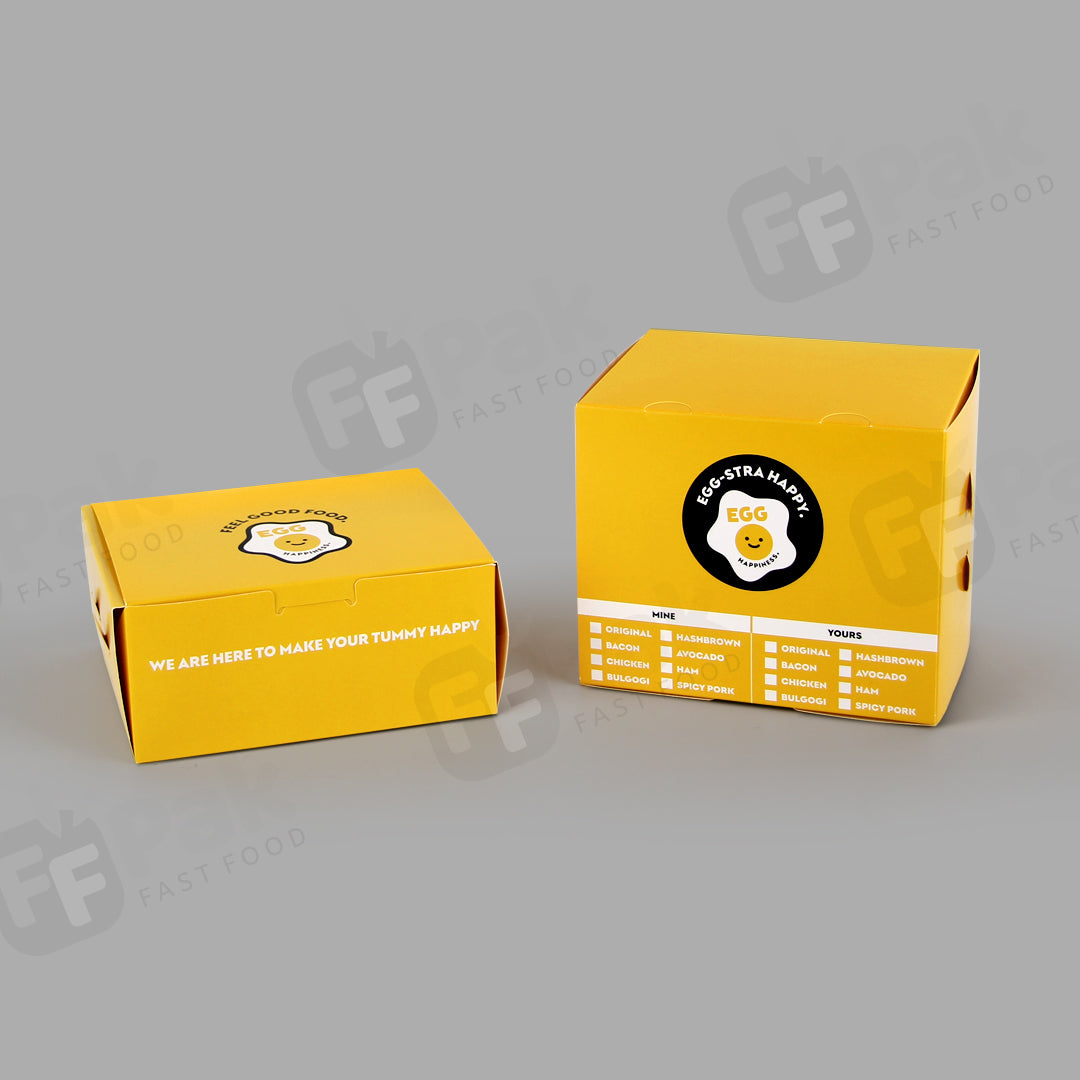 Customized Branded Egg Toast Series Packaging Solution - Fastfoodpak