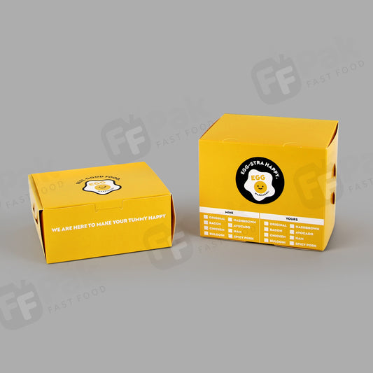 Customized Branded Egg Toast Series Packaging Solution - Fastfoodpak