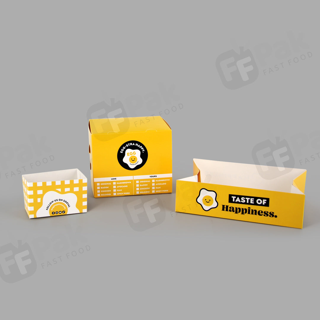 Customized Branded Egg Toast Series Packaging Solution - Fastfoodpak