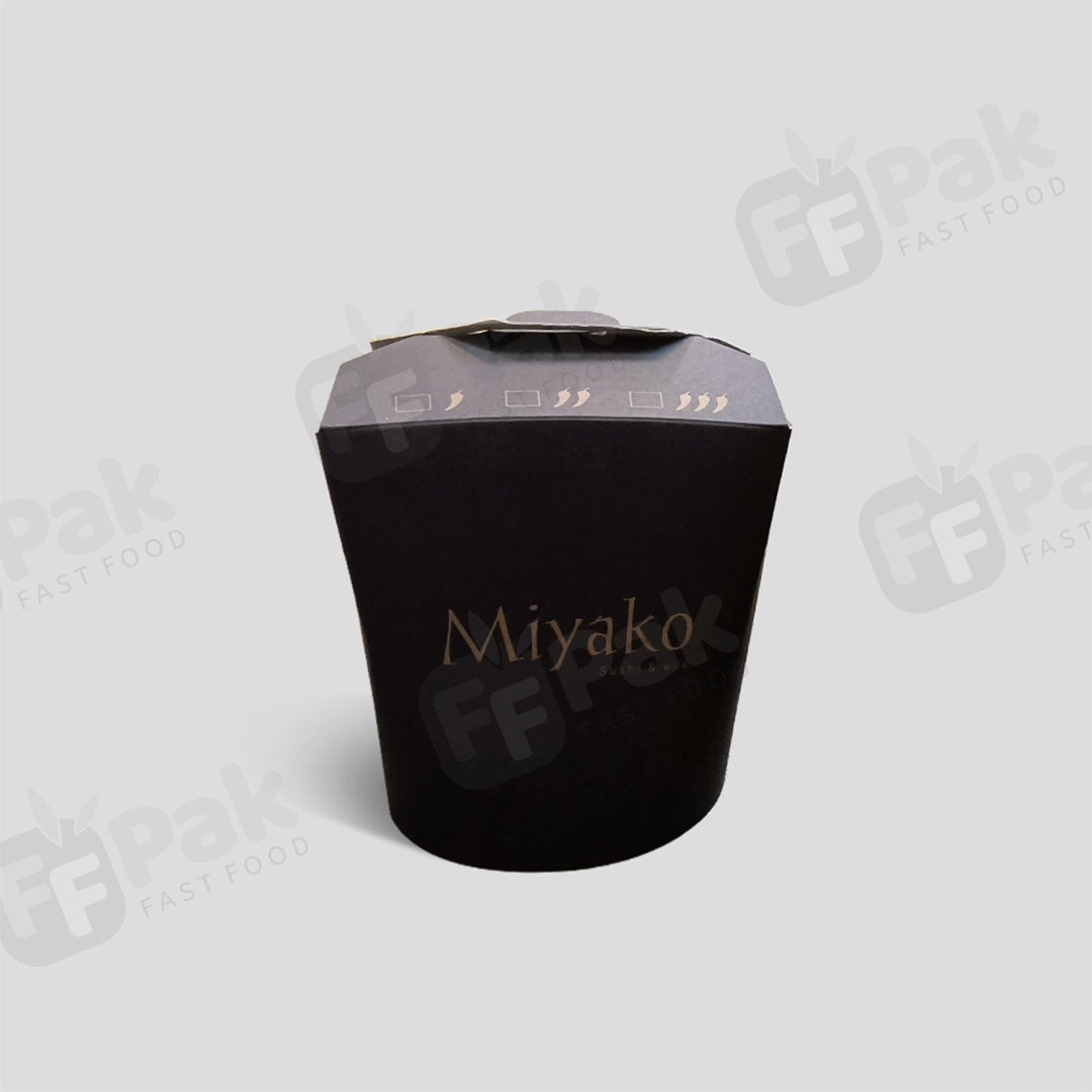 Customized Logo Disposable Kraft Paper Lunch Pasta Rice Food Chinese Noodle Takeaway Kebab Doner Box - Fastfoodpak