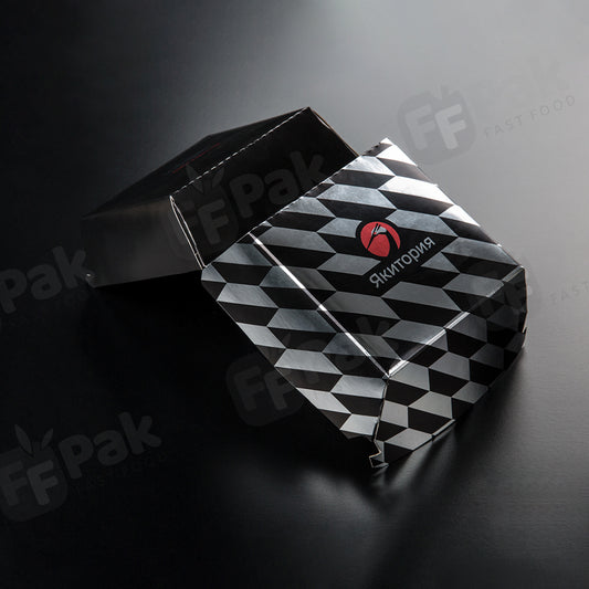 Customized Printing Aluminum Foil Coated Metallized Burger Packing Box - Fastfoodpak