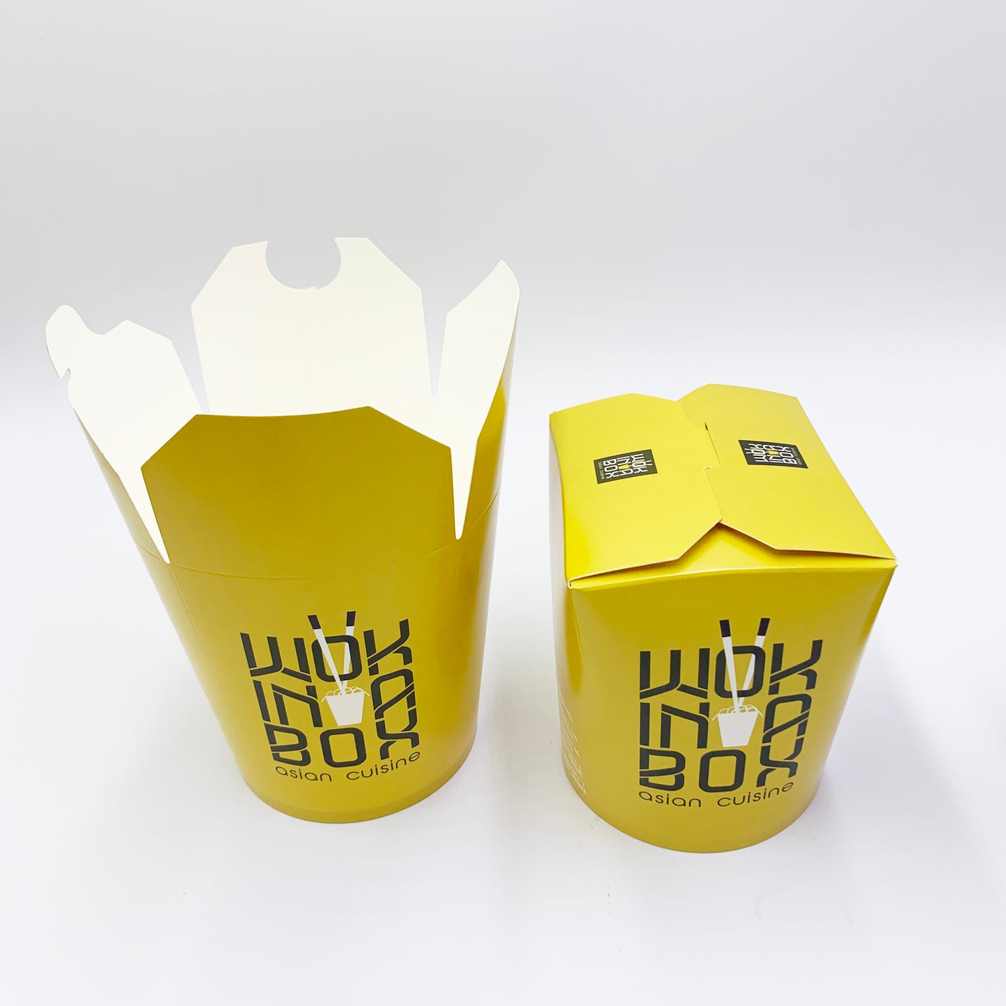 Emballage alimentaire Kraft jetable à emporter papier contenant à emporter boîte de nouilles