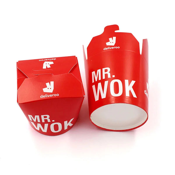 Custom Made Food Packaging Takeout Takeaway Container Paper Take Away Noodle Box - Fastfoodpak
