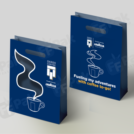 Recycled Whosle Take Away To Go Craft Custom Kraft Fried Fast Food Grade Die Cut Paper Bag - Fastfoodpak