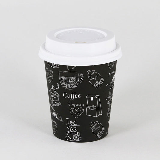 Disposable White Single Wall Biodegradable PLA Eco-friendly Paper Coffee Cups Disposable Paper Cup - Fastfoodpak