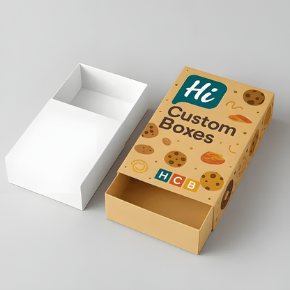 Disposable Individual Drawer Small Paper Box for Cake and Dessert