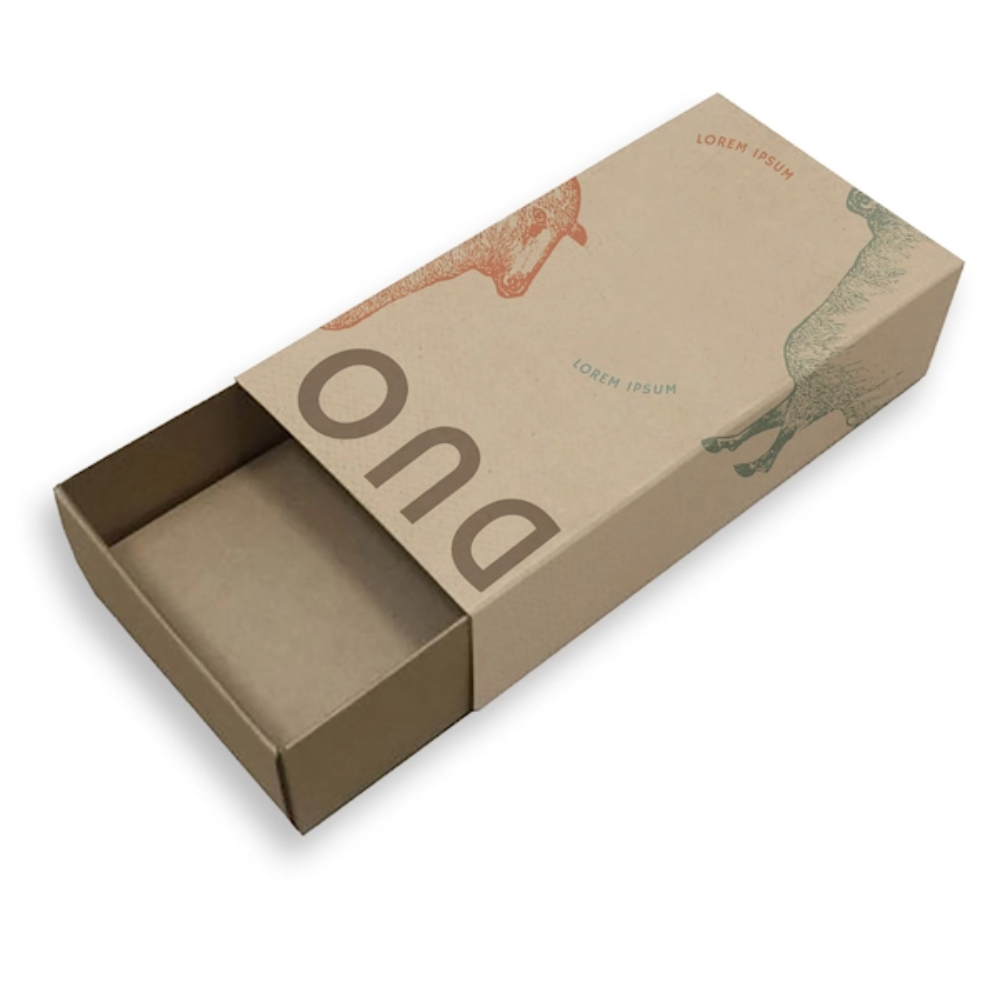 Disposable Individual Drawer Small Paper Box for Cake and Dessert