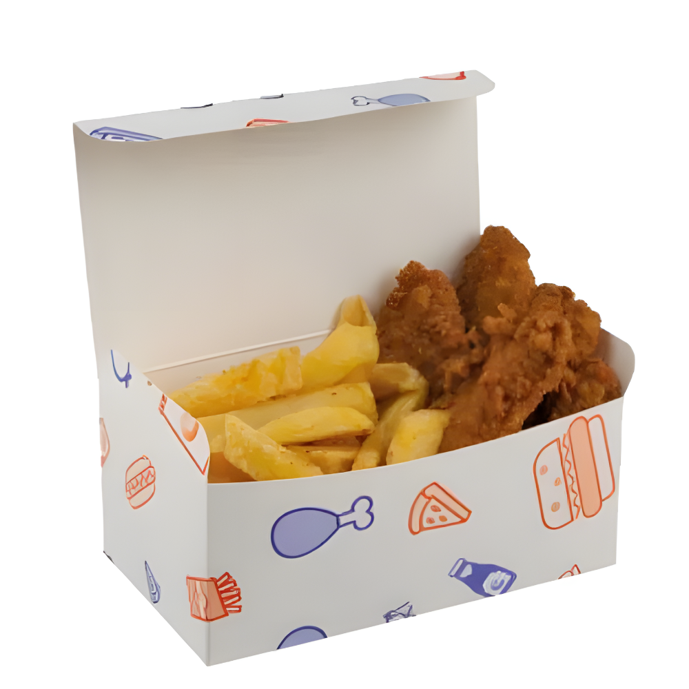 Disposable Eco Friendly Paper Fast Food Take out Container Food Packaging Boxes