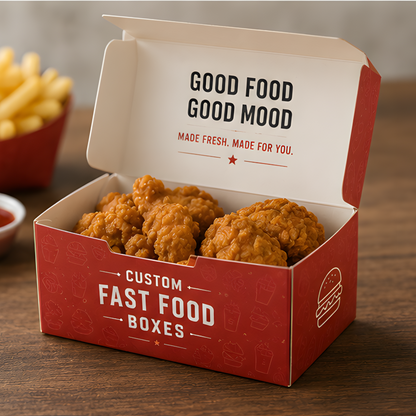 Disposable Eco Friendly Paper Fast Food Take out Container Food Packaging Boxes