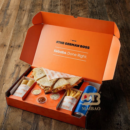 Custom Doner Box for Kebab and Takeaway Food Packaging