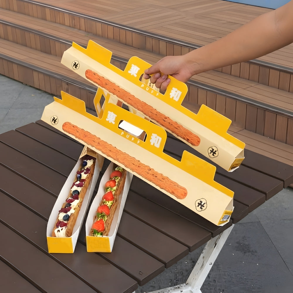Extra Super Long Bakery Pastry Box with Handle
