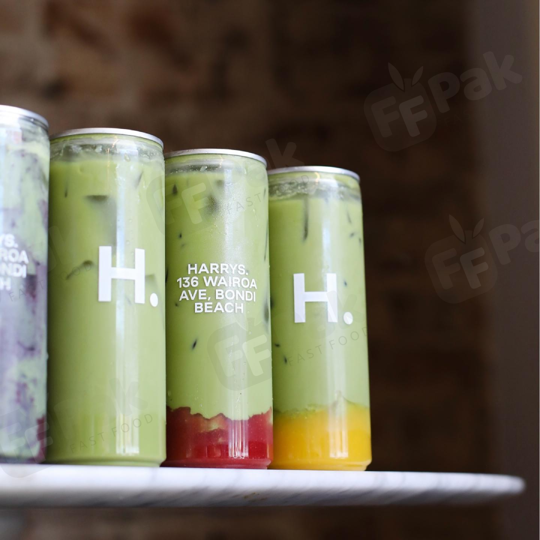 Custom Logo PET Pop Can PET Bottle Plastic Packing Cans For  Coffee Boba Bubble Tea Cold Drinks