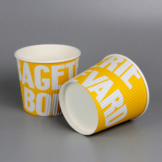 Supplier Wholesale Single PE Coating Salad Kraft Paper Food Bowl with Lid - Fastfoodpak