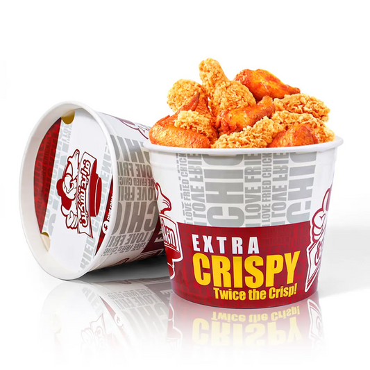 Disposable Eco Friendly Paper Cups for Popcorn Fried Chicken Paper Buckets
