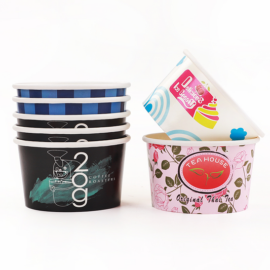 Supplier Wholesale Single PE Coating Salad Kraft Paper Food Bowl with Lid - Fastfoodpak