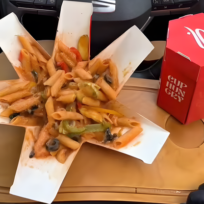 Innovative Unfolding Takeout Box Plate Ready Food Packaging Lead