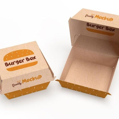 Mini Burger Boxes for Restaurants Cafes and Packaging Suppliers