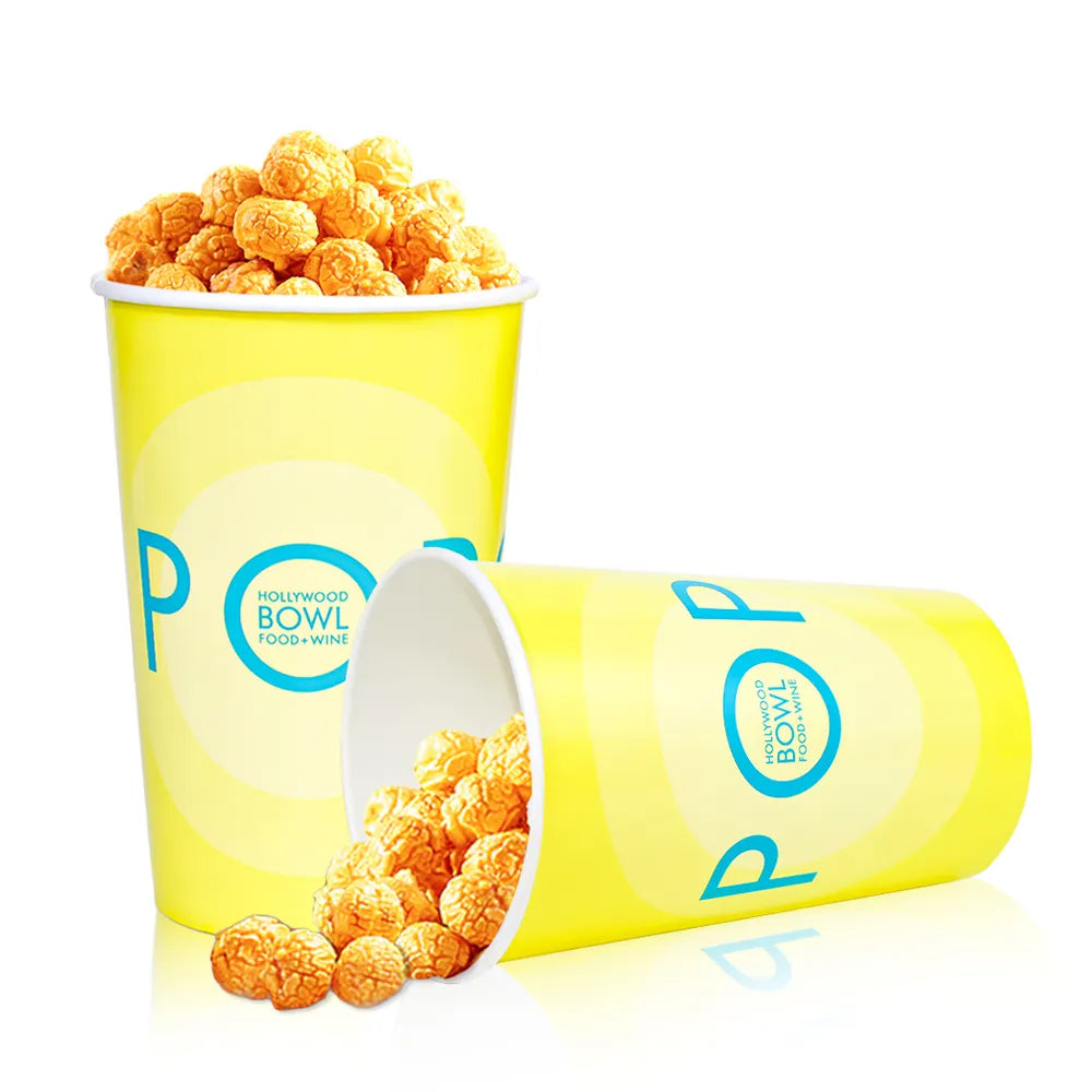 Food Grade Packaging Fried Chicken Buckets Disposable Custom Logo Printed Big Popcorn Cup Paper Bucket