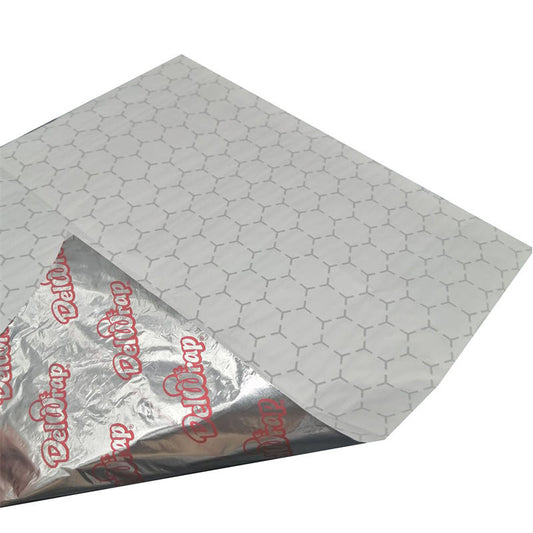 Restaurant Oil Proof Aluminum Foil Honeycomb Deli Parchment Paper Wrapping Kraft Paper Food Grade Burger Paper Grease Proof Sandwich Paper