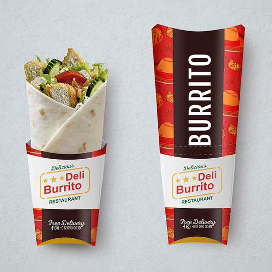 Shawarma Packing Paper Shawarma Box – Fastfoodpak
