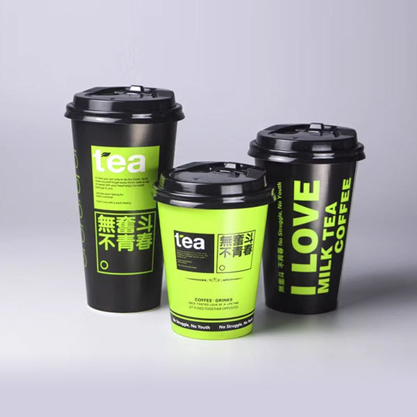 Customized Logo Eco-friendly Disposable PE Coating Single Wall Paper Drink Cups - Fastfoodpak