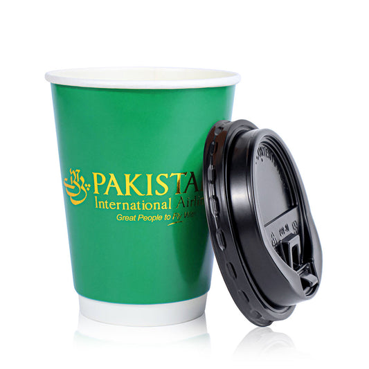 Custom Paper Coffee Cups Double Wall Coffee Paper Cups With Lids Disposable Cups Disposable Coffee Cups With Lids - Fastfoodpak