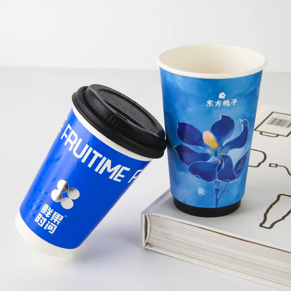 New Arrival 3d Embossed Paper Cup Custom Print Insulated Paper Cups Di ...