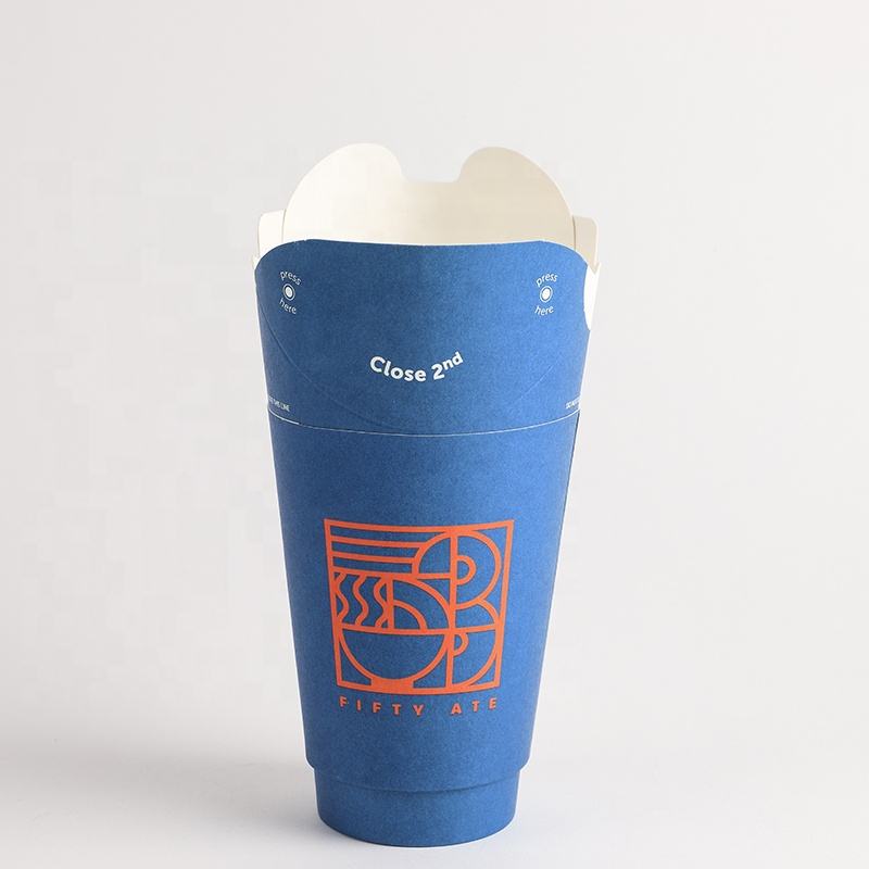 Tasses à café papillon en papier kraft à double paroi à emporter écologiques imprimées sur mesure en gros