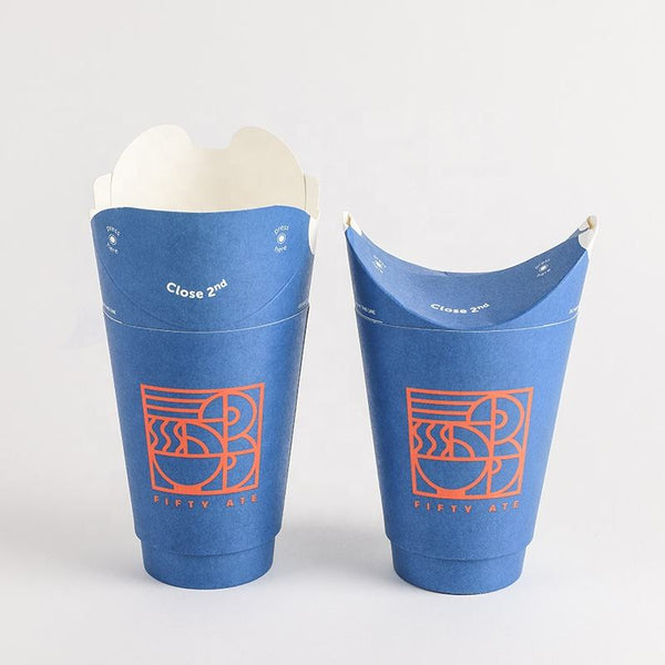 Wholesale Custom Printed Eco friendly Takeaway Double Wall Ripple Kraft Paper Butterfly Coffee  Cups - Fastfoodpak