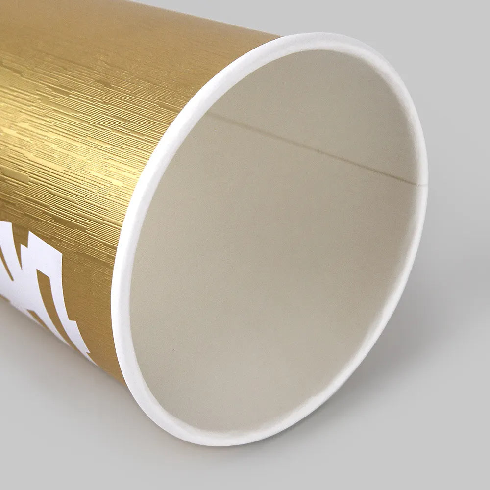 Custom Printed Double/single/ripple Wall Paper Cup 3d Embossed Gold Fo ...