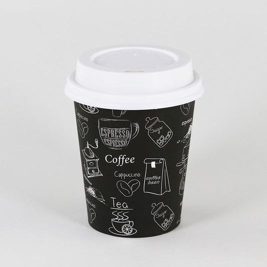 Disposable White Single Wall Biodegradable PLA Eco-friendly Paper Coffee Cups Disposable Paper Cup