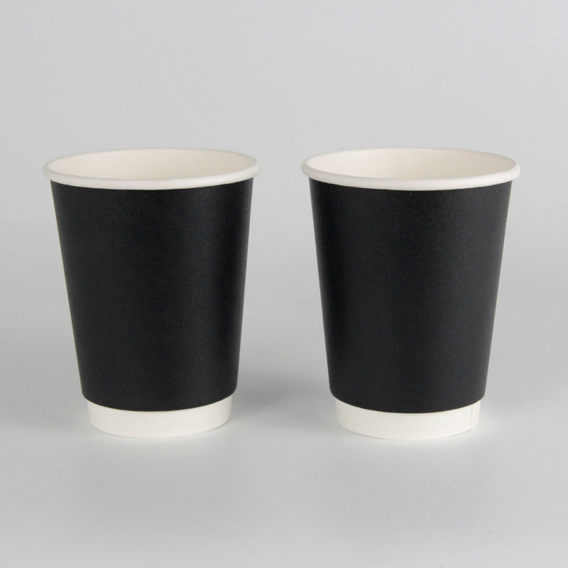 Custom Biodegradable PLA Disposable Paper Cups with Logo for Coffee, Milk Tea, and Juice