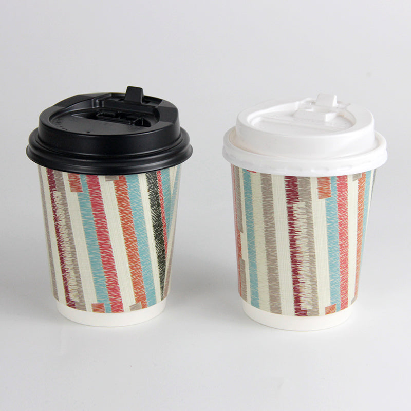 Custom Biodegradable PLA Disposable Paper Cups with Logo for Coffee, Milk Tea, and Juice