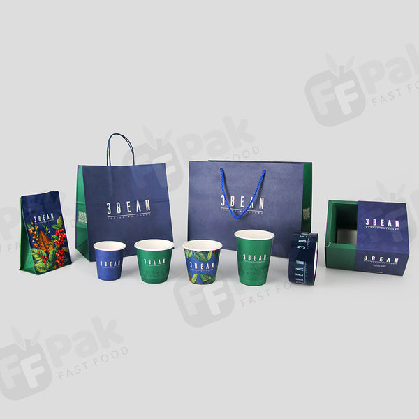 Personalized Coffee Packaging Solutions Ideal for Roasters Coffee Chains Cafe Take Away - Fastfoodpak