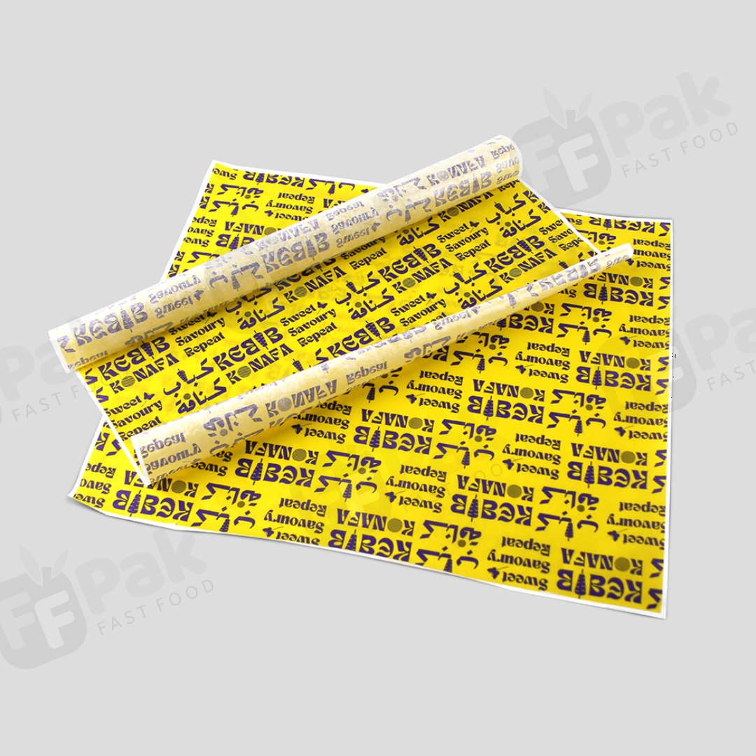 Personalized Kebab Branding Package Kebab Food Packaging Solution with Custom Logo Designed for Shawarma Kebabs - Fastfoodpak
