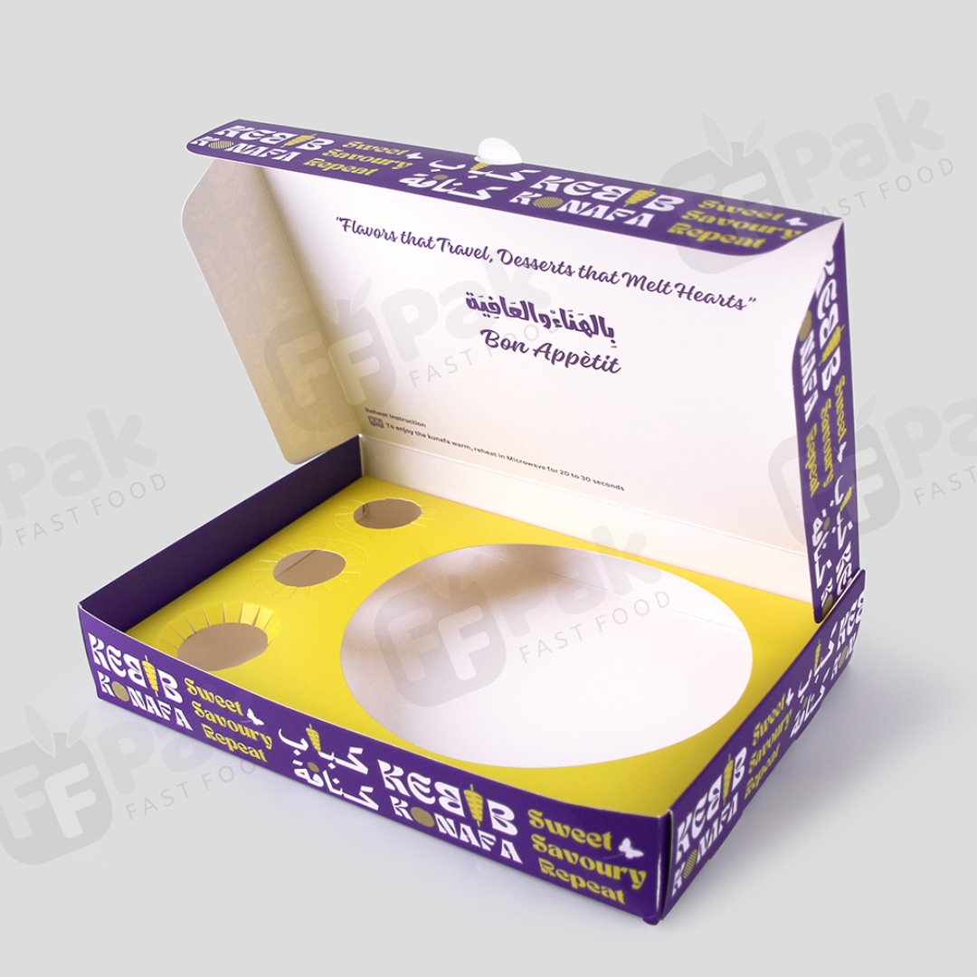 Personalized Kebab Branding Package Kebab Food Packaging Solution with Custom Logo Designed for Shawarma Kebabs - Fastfoodpak