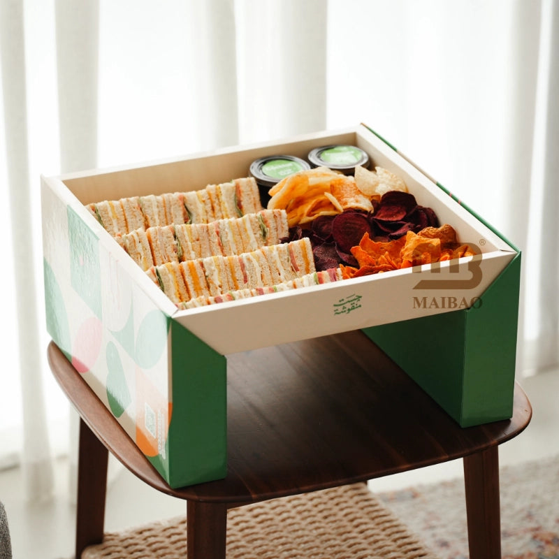 Potluck Frame Custom Platter Box Manufacturer | Food-Grade Catering Packaging ...